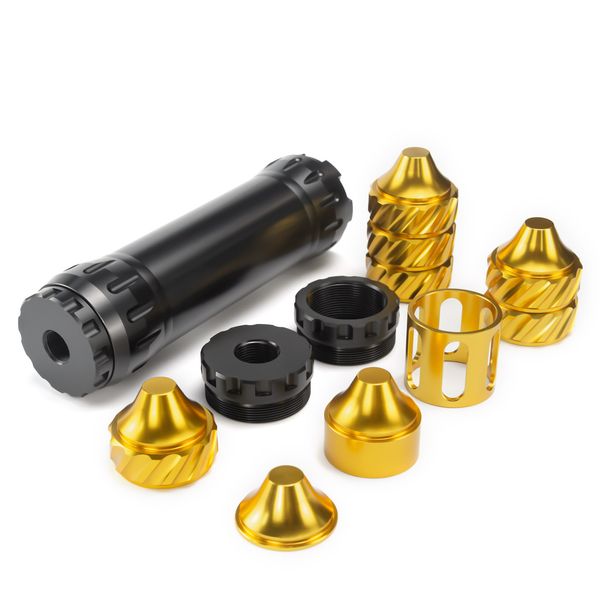 

1.7"od 6"l aluminum 7075 solvent trap fuel filter 6x spiral cups skirtless cup 1/2x28 and 5/8x24 caps for napa 4003 wix 24003 car