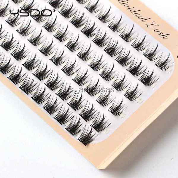 

false eyelashes individual lashes 72 bundles premade volume fans eyelash extension 9-12mm fluffy mink false eyelashes cluster cilia makeup t