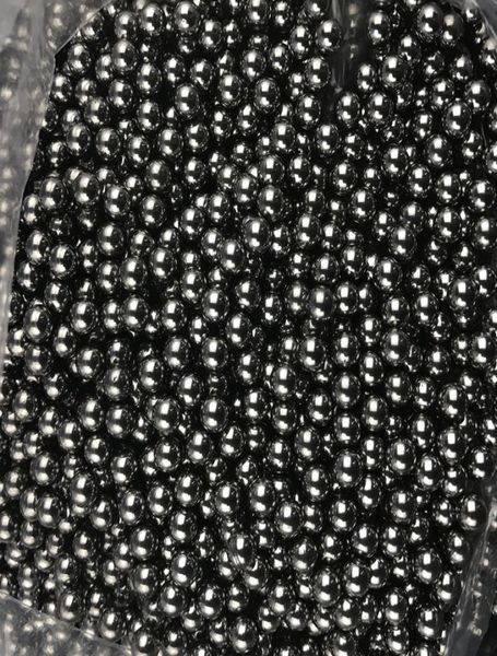 

hunting slings 100pcslot 4mm highcarbon steel slings balls catapult bow hitting ammo steel ball shooting archery bows2683917, Black