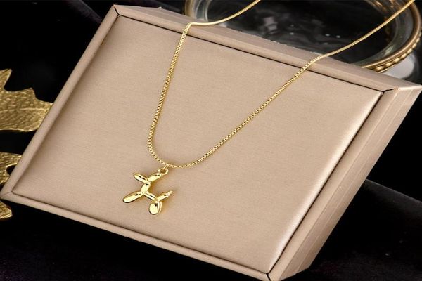 

pendant necklaces dog necklace hiphop style women men chain jewelry5953195, Silver