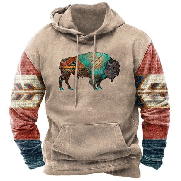 

men's hoodie wind sweater 3d digital printing, Black