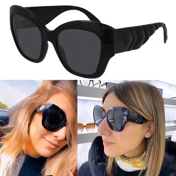 

2021ss new woman cat eye sunglasses woman designer sunglasses women fashion sunglasses fishbone mirror leg design glasses 0808 wit314h, White;black