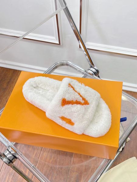 

v designer sandal luxury paseo flat comfort mule shearling fur slippers slide sandal pink wom, Black