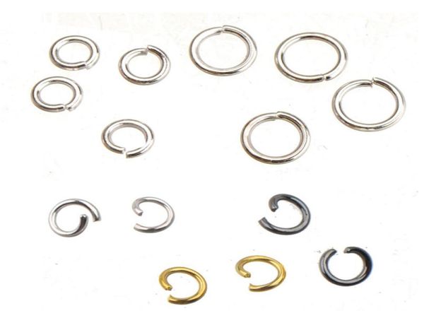 

sterling silver plated jump rings diy iron metal open round 1mm thickness new fashion wholes jewelry findings opened easy make1329837
