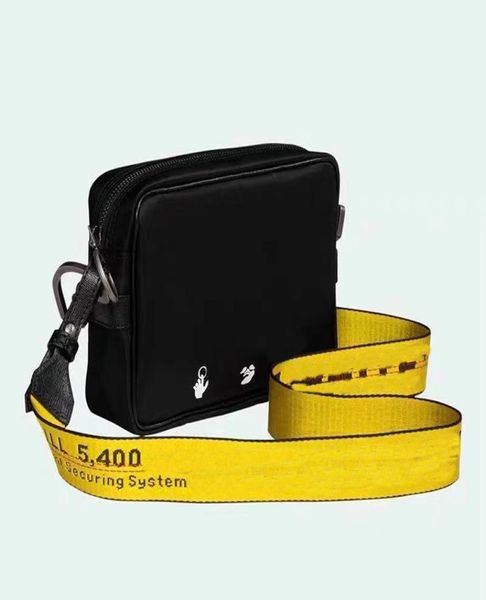 

50off outdoor crossbody bag yellow strap black white nylon letter camera waist fanny pack sports casual messenger brand bags for 5349646