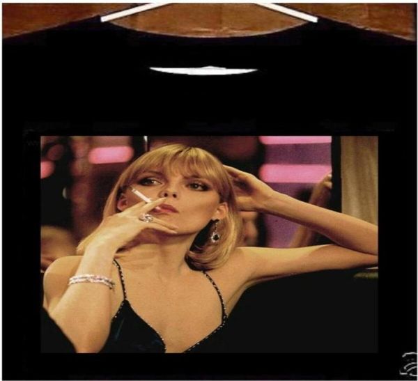 

michelle pfeiffer t shirt michelle pfeiffer scarface t shirt men women tee shirt 8090944, White;black
