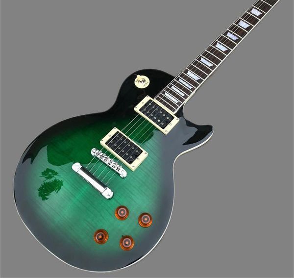 

pink finger electric guitar, tiger maple, electric guitar