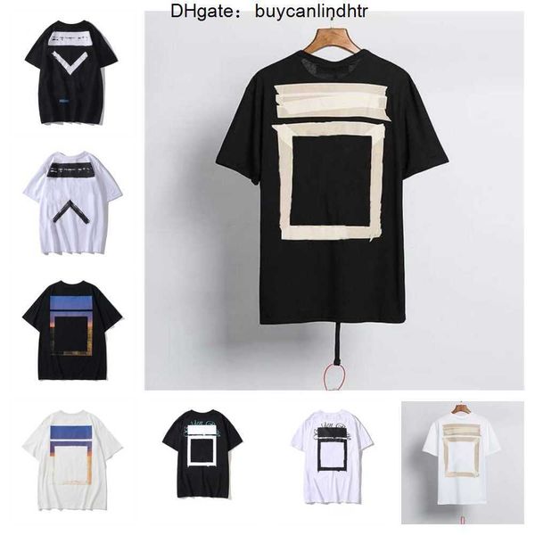 

men's t-shirts 2023 fashion luxurys offes clothing mens tee shirts and women loose tees man casual street graffiti shirt sweatshirtoff, White;black