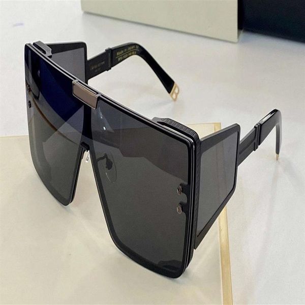 

square oversize sunglasses for women men black grey lens gafas de sol fashion oversized sun glasses with box278k, White;black