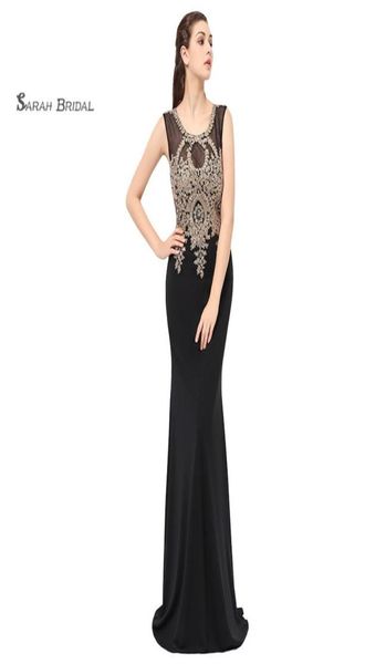

mermaid lace beads black prom party dresses 2019 elegant vestidos de festa evening occasion sleeveless gown lx3609996180
