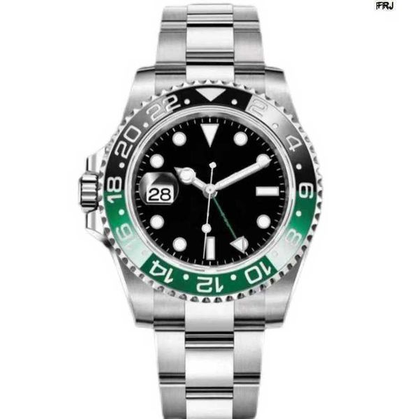

rolaxs watch designer es mens automatic mechanical ceramics 41mm full stainless steel swim wristwatches sapphire luminous montre frj, Slivery;black