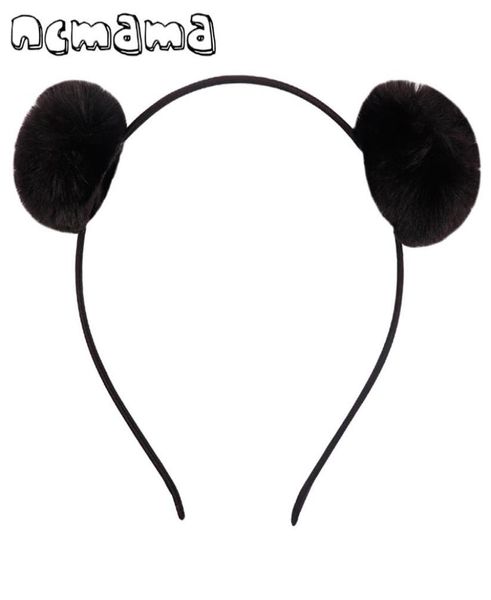

lovely pompom hairband rabbit plush hair ball headband ears elastic hair hoop for kids hair accessories c19021601240y7948074, Golden;white
