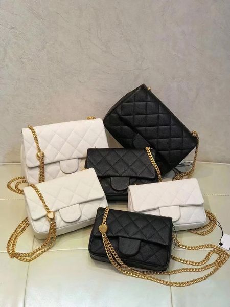 

10a super original quality caviar leather cardioid sphere bag classic women handbags fashion ladies real leather chain shoulder bag luxurys