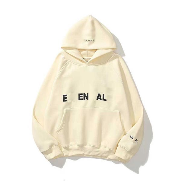 

luxury designer jacket brand coat esential men and women hoodie casual sweatshirt print hip hop street jumper for couples plus size s-3xl, Black