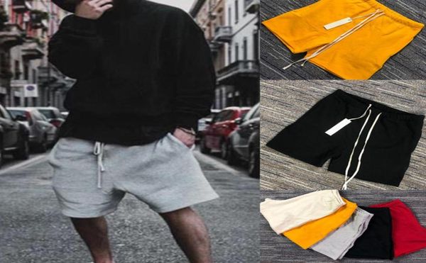 

mens short pants high street drawstring elastic waist outdoor fitness sport casual breathable pant 6 color8878010, White;black