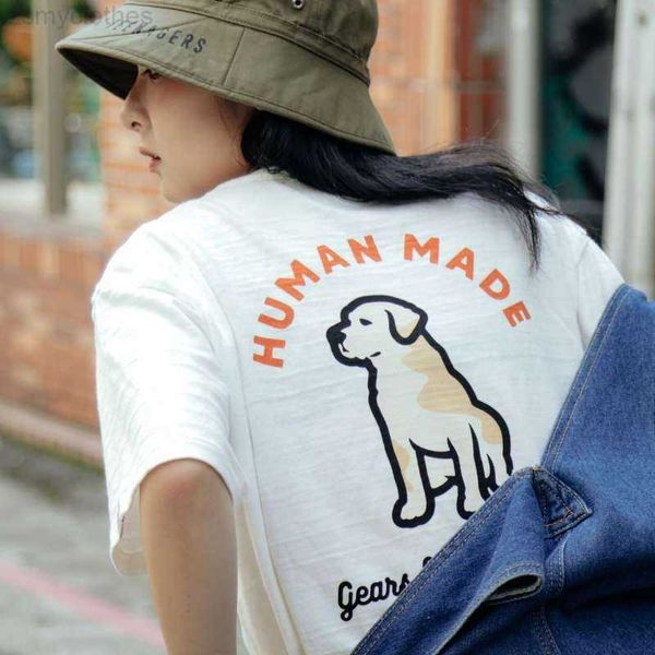 

men's t-shirts good quality human made fashion shirts men 1 1 human made dog women t shirt streetwear tee new arrival 2022 men clothing, White;black