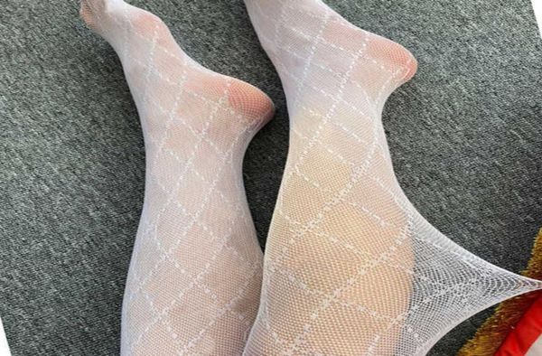 

2022 style womens socks classic fashion ins stockings letter pattern hosiery women leggings tights elastic3778761, Black;white