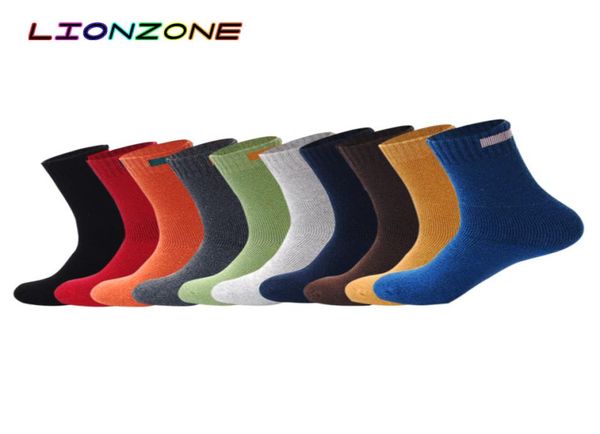 

socks whole lionzone solid cashmere merino wool socks with cloth sign design 10 colors winter warm thermal socks1215468, Black