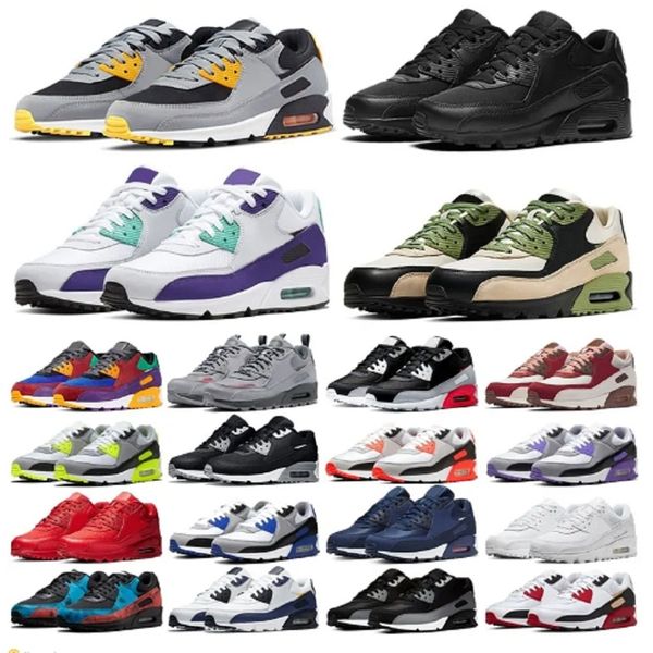 

eur 36-45 men sneakers classic running shoes for mesh black white breathable women sports trainer leather cushion designer surface