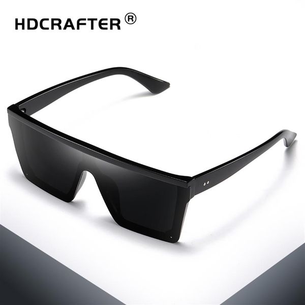 

luxury-hdcrafter retro square sunglasses flat men sunglasses driving outdoor sport sun glass198n, White;black