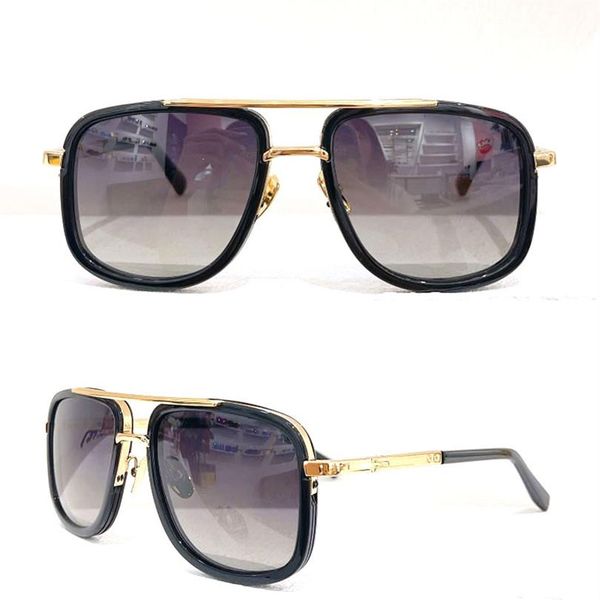 

woman sunglasses 20300 metal retro classic fashion dita mach one styles designer sunglassess square frameless uv 400 lens men glas254q, White;black