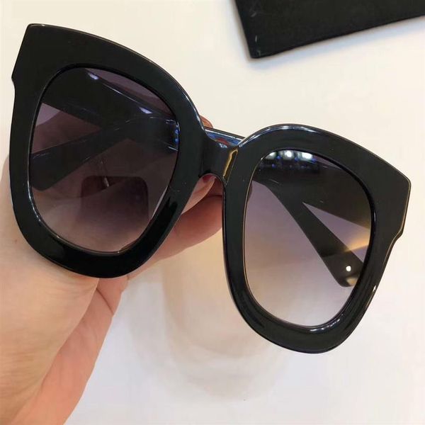 

women stone star sunglasses 0208s black grey shaded 0208 lunettes de soleil sun glasses new with box253o, White;black