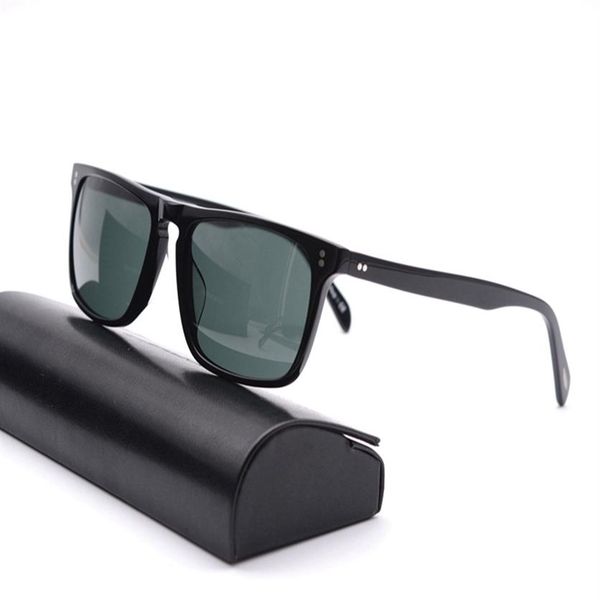 

whole-peoples ov5189-s glass lens rectangle frame sunglasses ov5189 vintage men and women sunglasses with origina196v, White;black