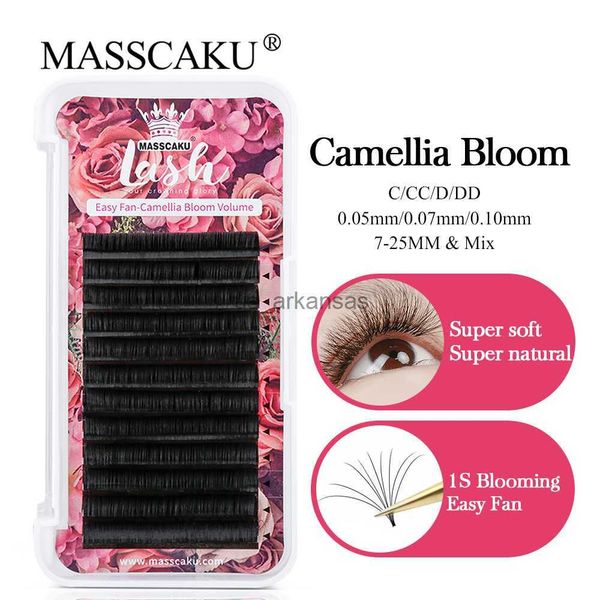 

false eyelashes masscaku volume lash extensions c d cc dd curl 8-20mm 12 rows easy fan volume lashes 0.05 0.07 0.10mm automatic blooming las