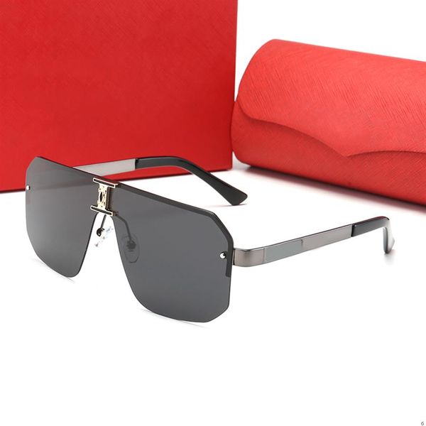 

597 ins style metal sunglasses men women fashion glasses retro sun glasses eyewear shades oculos with cases and box3444, White;black