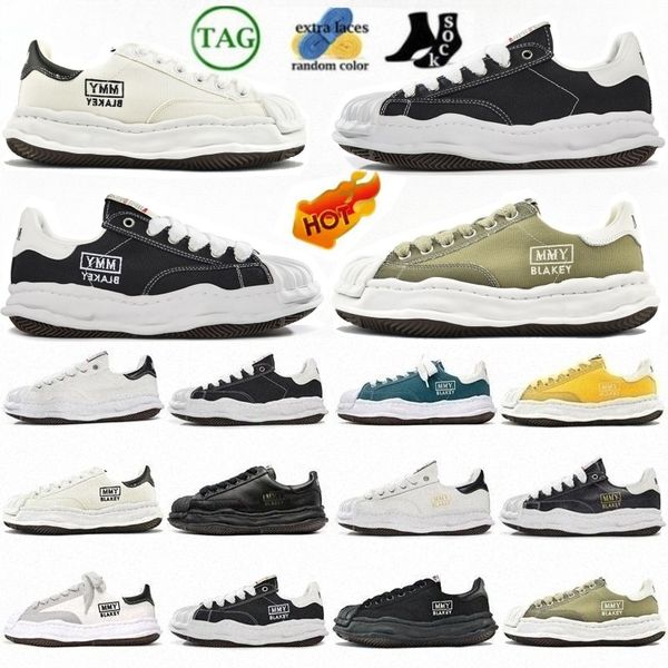 

maison mihara yasuhiro mmy low running shoes black white yellow red grey women men