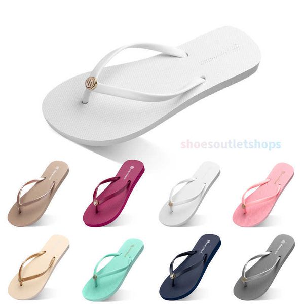 

triple shoes flip slippers women flops white black green orange pink red womens summer outdoor slide sneaker walking jogging wholesale289 s