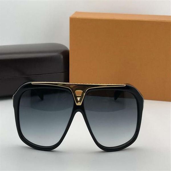 

classic pilot evidence sunglasses for men black gold grey shaded sonnenbrille gafas de sol men sunglasses glasses new with box276d, White;black