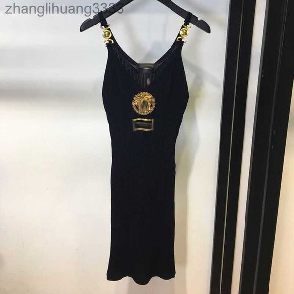 

luxury skirts womens dress medusa metal buckle strap dresses designer skirt slim fit stretch underwear spicy girl skirt, White;black