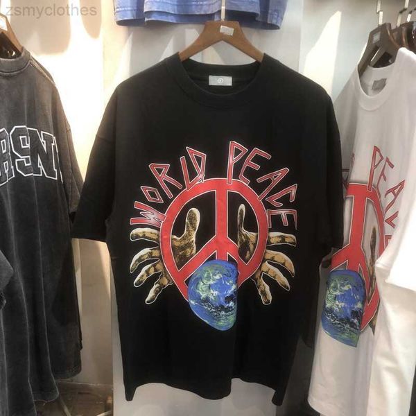 

men's t-shirts good quality new arrival world peace fashion t shirt men women globe short sleeves t-shirts streetwear tee, White;black