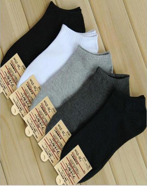 

whole10 pairslot short opening men039s sports socks pure color casual sock for men 6 colors5523741, Black
