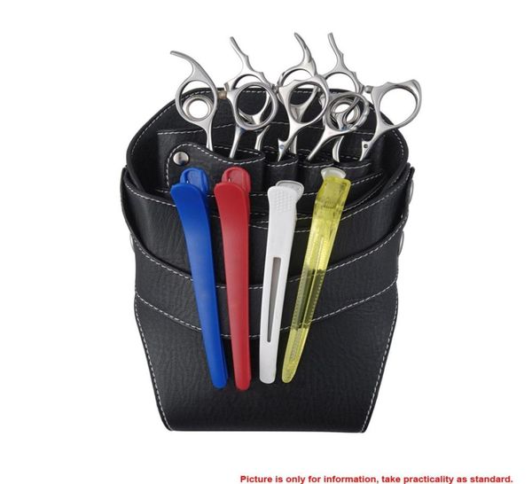 

pu leather hair scissor bag holster clips hairdressing barber salon hair cutting pouch holder case scissors bags with waist should5783109