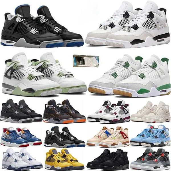 

shoes basketball jumpman 4s 4 men military black cat canvas red thunder university blue thunder pink cactus jack women trainers sports desig