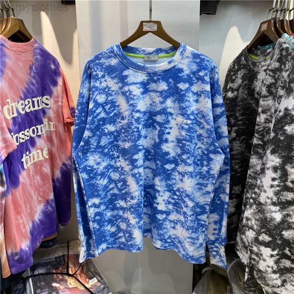 

men's t-shirts goodboy tie-dyed men t-shirt 1 1 vintage xoxogoodboy women tee oversized long sleeve men clothing, White;black
