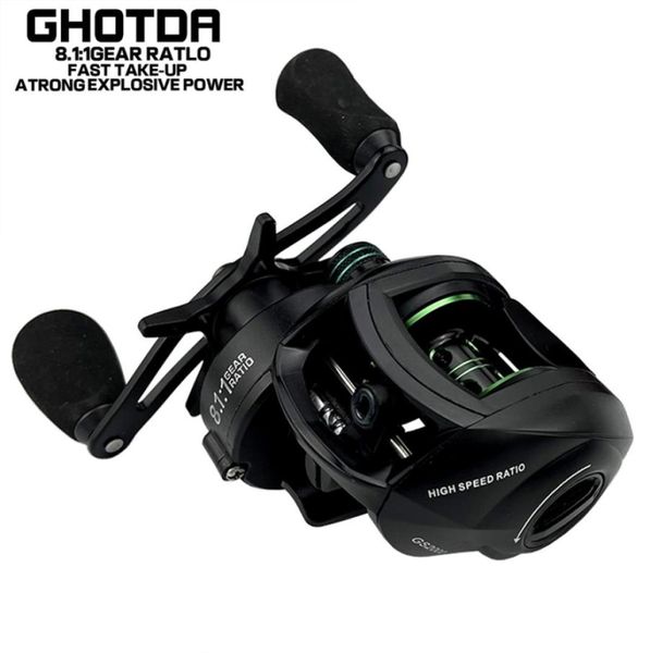 

fishing baitcasting reel all metal spool 171bb 10kg max drag force speed ratio 811 magnetic casting 2201057657808