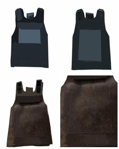 

ins letters blossom tactical vests adults simulated war game body armor tide street full leather vest for men women7214697, Black;green