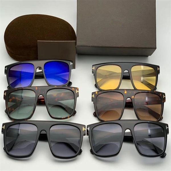 

ft0699 oversized concise square sunglasses 57-20-145 uv400 pure-plank driving retro-vintage big-square sunglasses full-set277r, White;black