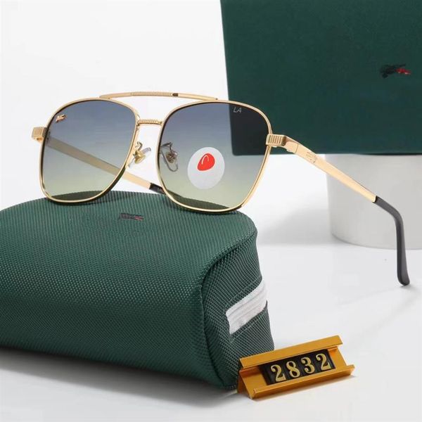 

fashion designers sunglasses luxury aviator sunglasses women men frog tide cool glasses beach shading uv protection polarized glas276e, White;black