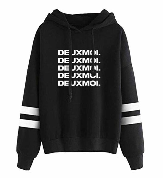 

deuxmoi merch hoodie pullover sweatshirt long sleeve fashion clothing5190567, Black