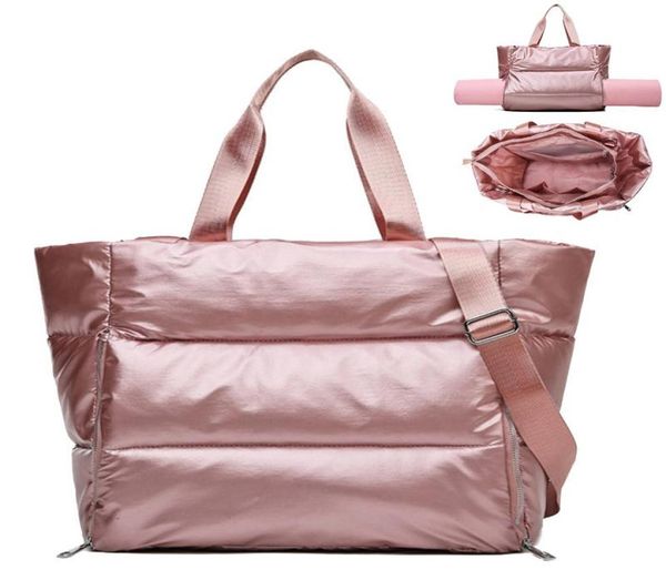 

women gym sports bag waterproof swimming yoga mat blosa pink weekend travel duffle bag for women sport fitness shoulder handbag9947618