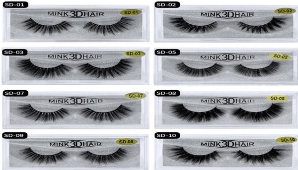 

3d mink eyelashes messy eye lash synthetic fiber extension full strip lashes dramatic long fluffy eyelashes 20 styles5318294