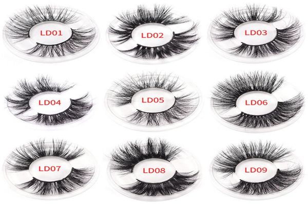 

long dramatic mink lashes 3d mink eyelash 5d 25mm long thick mink lashes handmade false eyelash eye makeup maquiagem ld series 15 2259336