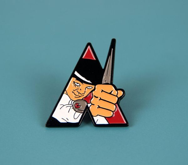 

film and television peripheral movie quota clockwork orangequot alex knife metal pin accessories7186584, Blue