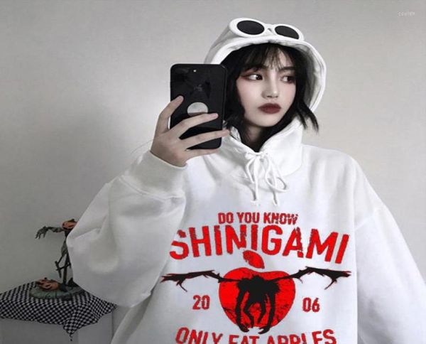 

men039s hoodies death note anime sweatshirt men women oversized fairy grunge winter clothes man sweetshirts long sleeve hoodie 7316073, Black
