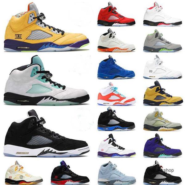 

5s oregon 5 retro men basketball shoes alternate grape metallic white cement jumpman 5 prfc mens sport trainer sneakers