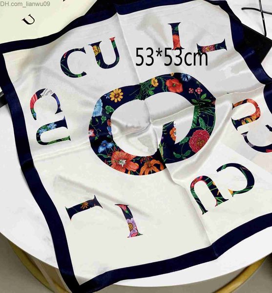 

scarves 12 1style silk scarf head scarfs for women winter luxurious silk high end classic letter pattern designer shawl scarves new gift eas, Blue;gray